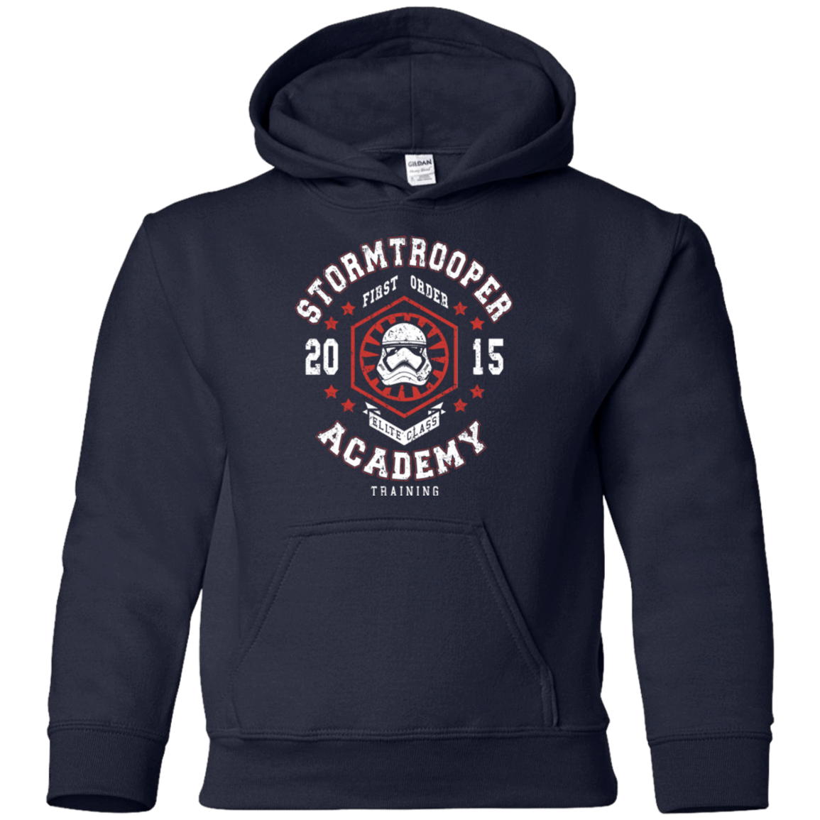 Sweatshirts Navy / YS Stormtrooper Academy 15 Youth Hoodie