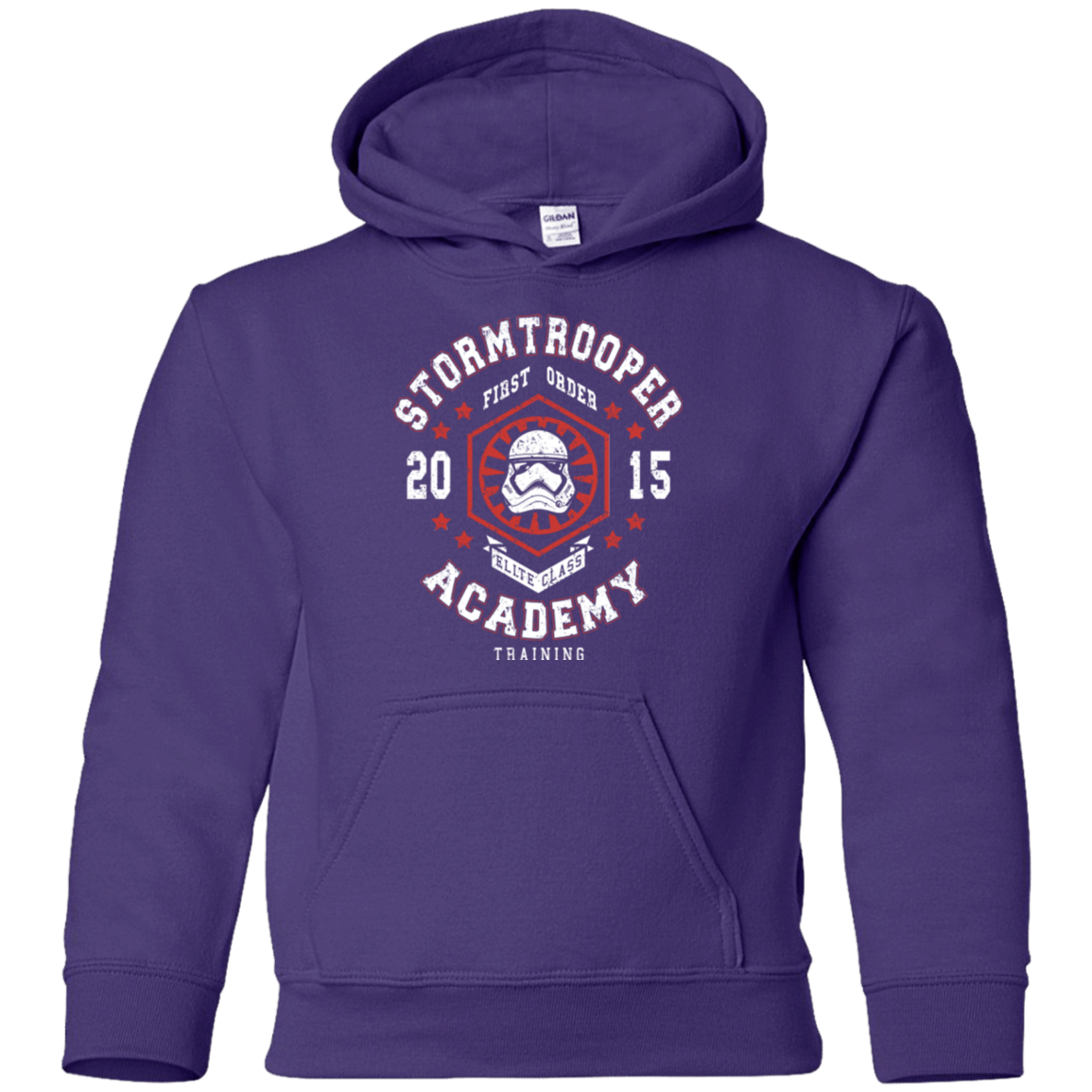 Sweatshirts Purple / YS Stormtrooper Academy 15 Youth Hoodie