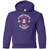 Sweatshirts Purple / YS Stormtrooper Academy 15 Youth Hoodie
