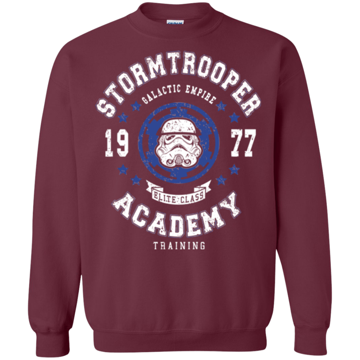 Sweatshirts Maroon / Small Stormtrooper Academy 77 Crewneck Sweatshirt
