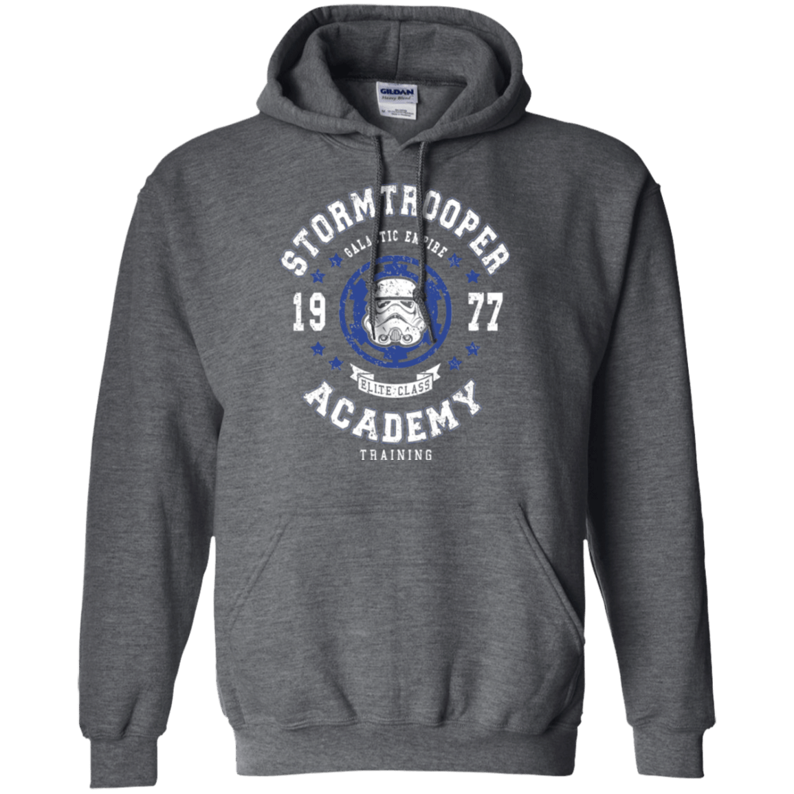 Sweatshirts Dark Heather / Small Stormtrooper Academy 77 Pullover Hoodie