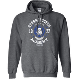 Sweatshirts Dark Heather / Small Stormtrooper Academy 77 Pullover Hoodie