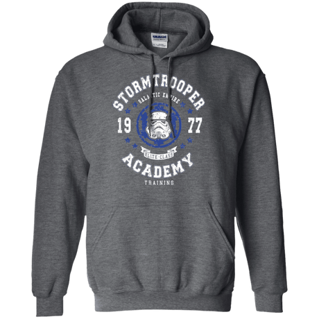 Sweatshirts Dark Heather / Small Stormtrooper Academy 77 Pullover Hoodie