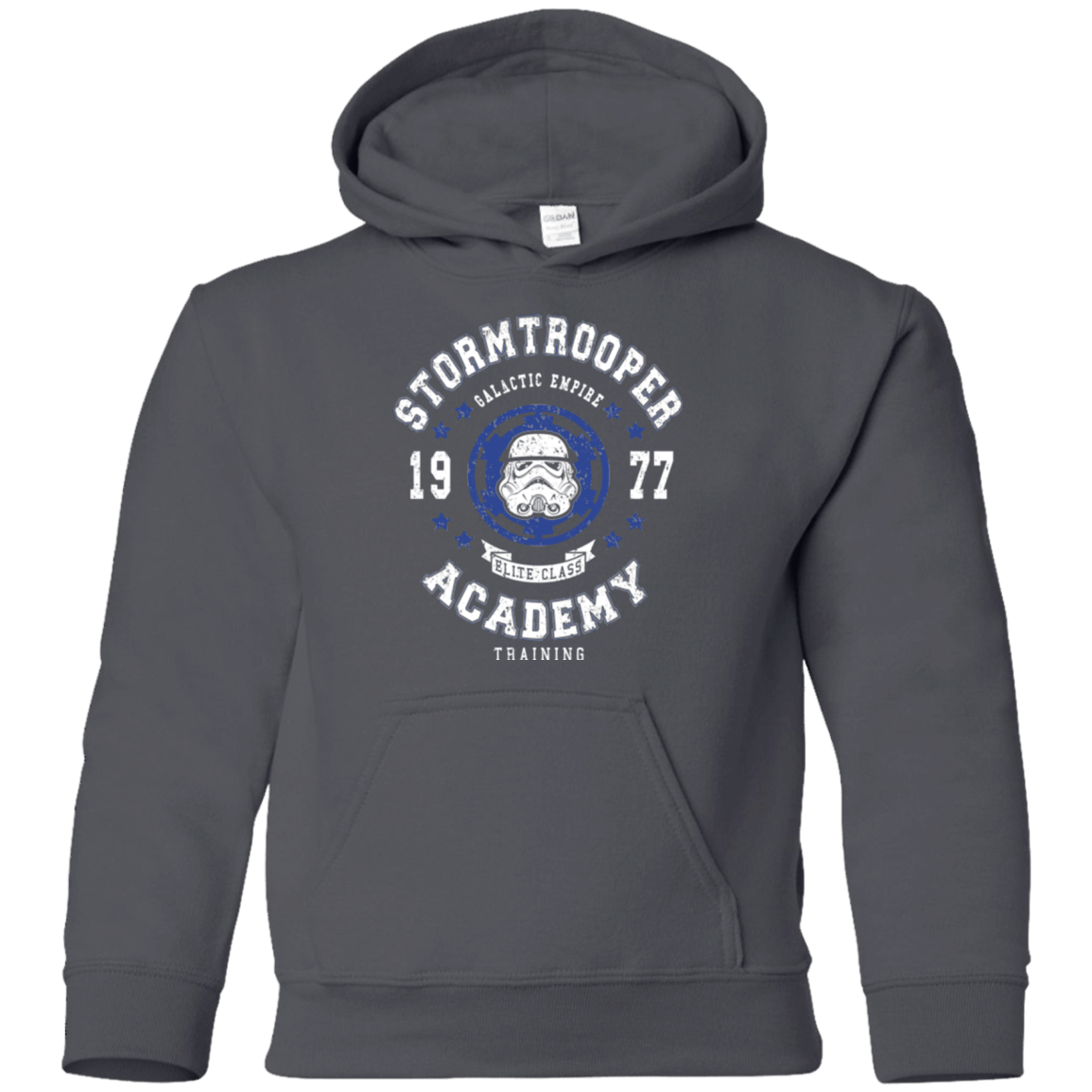 Sweatshirts Charcoal / YS Stormtrooper Academy 77 Youth Hoodie
