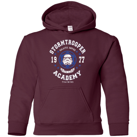 Sweatshirts Maroon / YS Stormtrooper Academy 77 Youth Hoodie