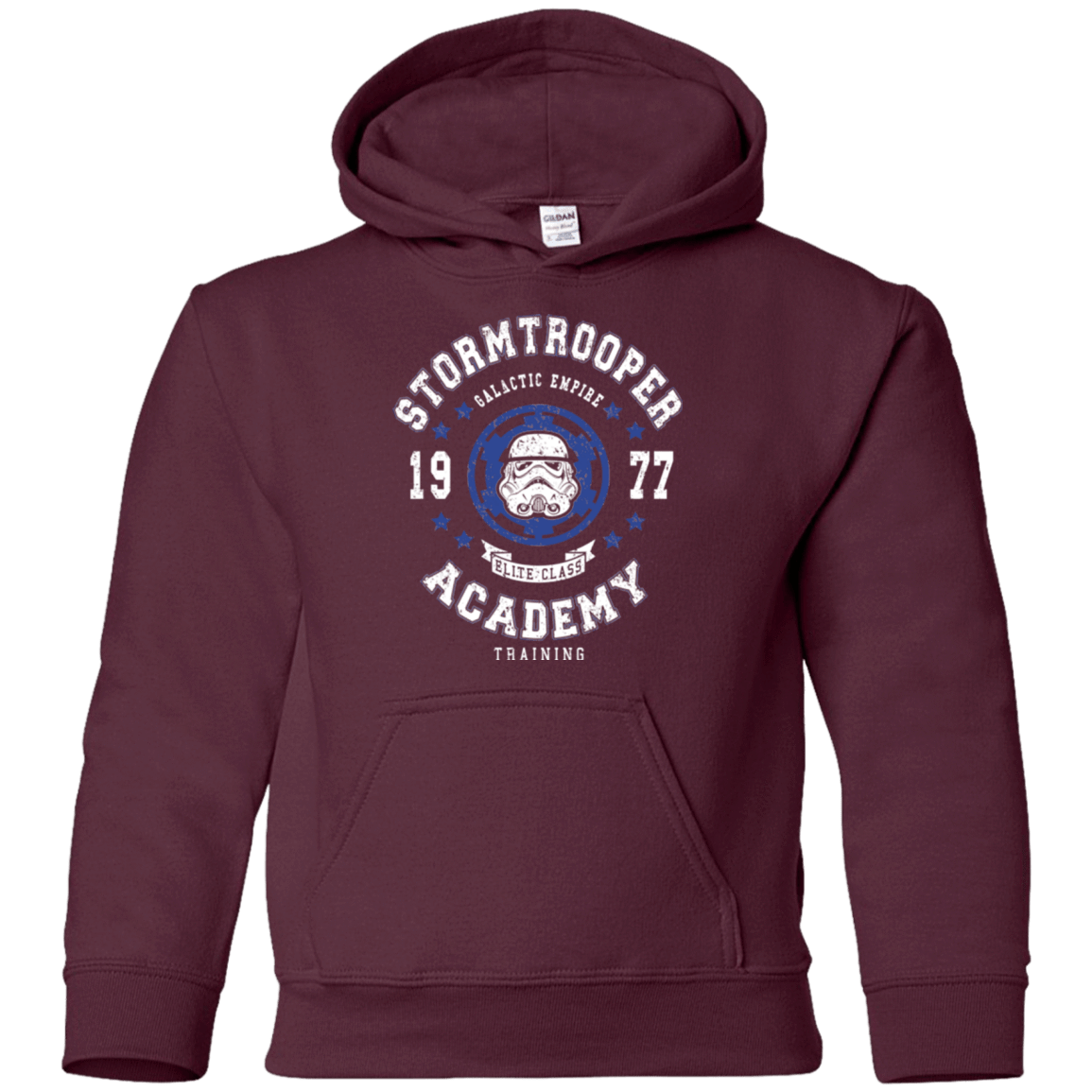 Sweatshirts Maroon / YS Stormtrooper Academy 77 Youth Hoodie