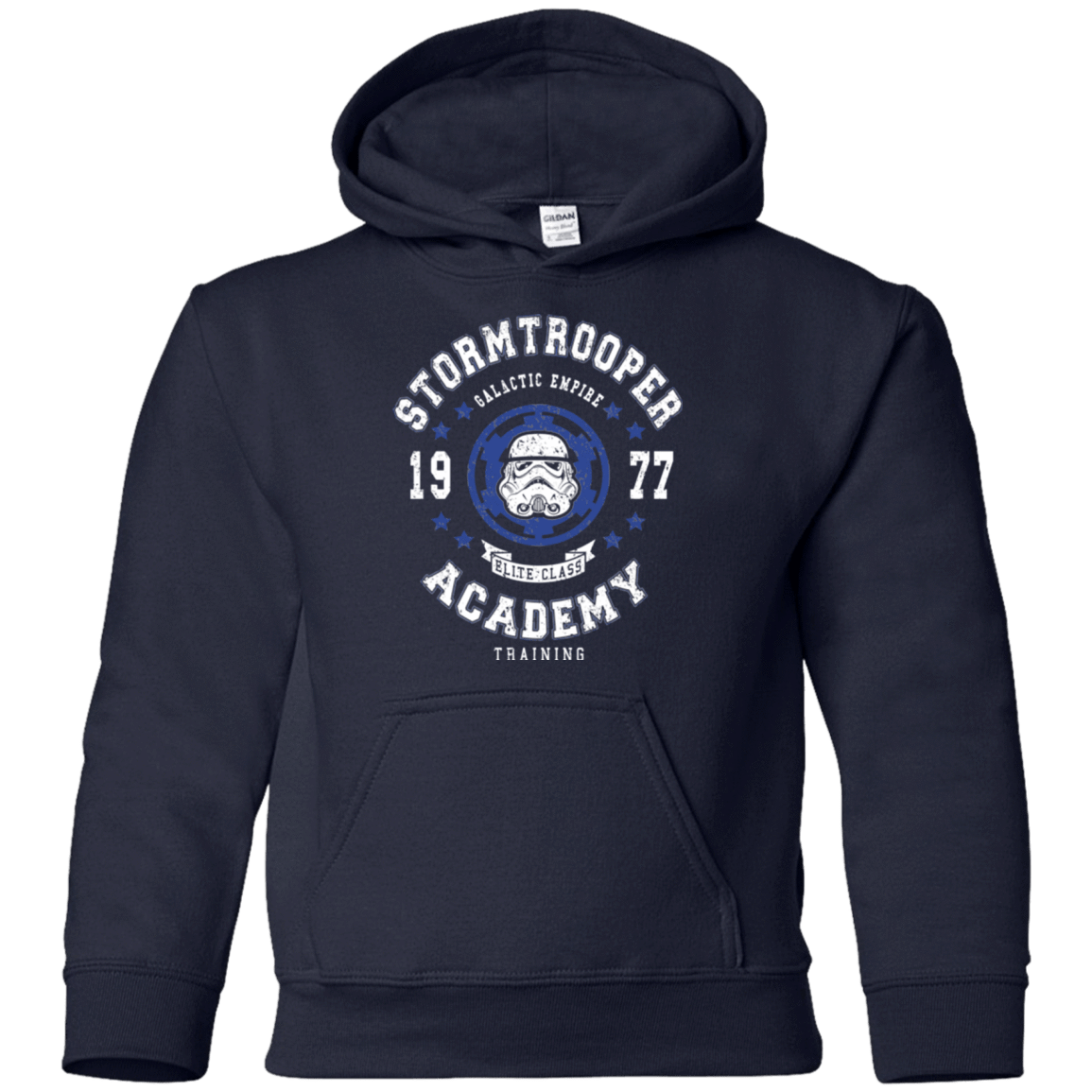 Sweatshirts Navy / YS Stormtrooper Academy 77 Youth Hoodie