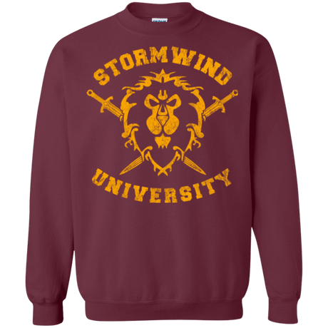 Sweatshirts Maroon / Small Stormwind University Crewneck Sweatshirt
