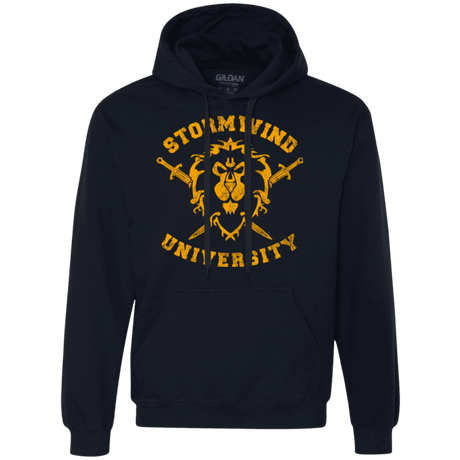 Sweatshirts Navy / Small Stormwind University Premium Fleece Hoodie
