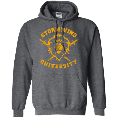 Sweatshirts Dark Heather / Small Stormwind University Pullover Hoodie