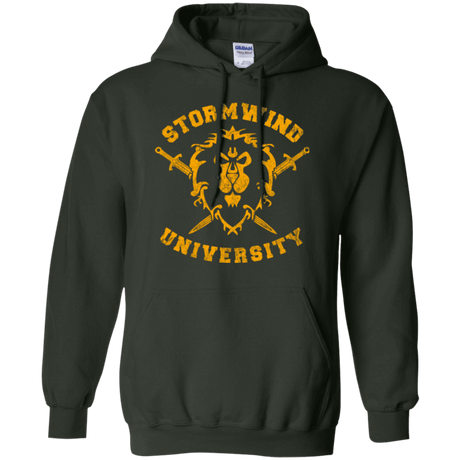 Sweatshirts Forest Green / Small Stormwind University Pullover Hoodie