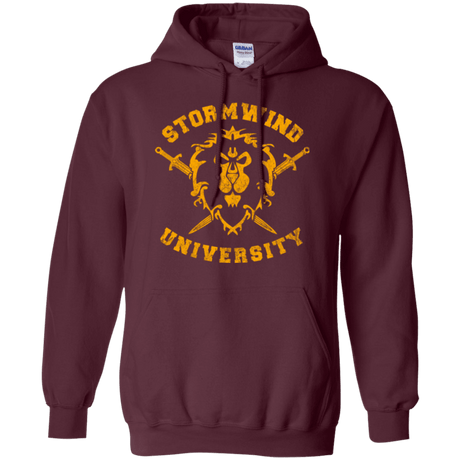 Sweatshirts Maroon / Small Stormwind University Pullover Hoodie