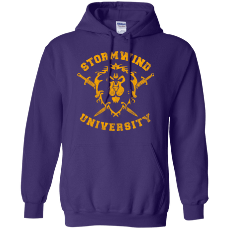 Sweatshirts Purple / Small Stormwind University Pullover Hoodie