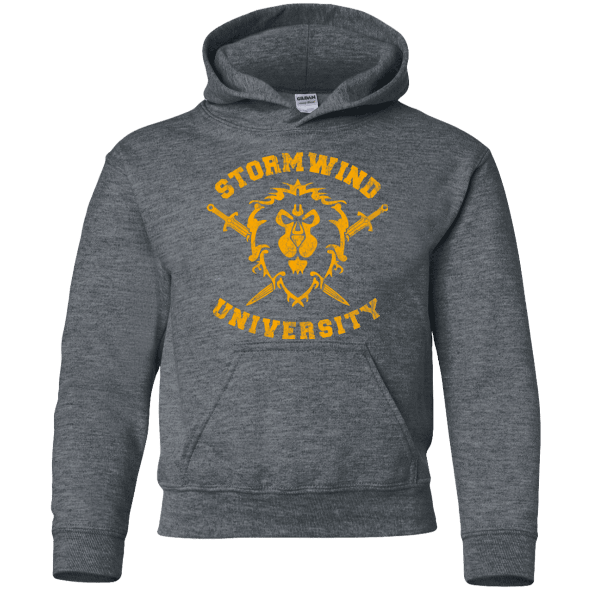 Sweatshirts Dark Heather / YS Stormwind University Youth Hoodie