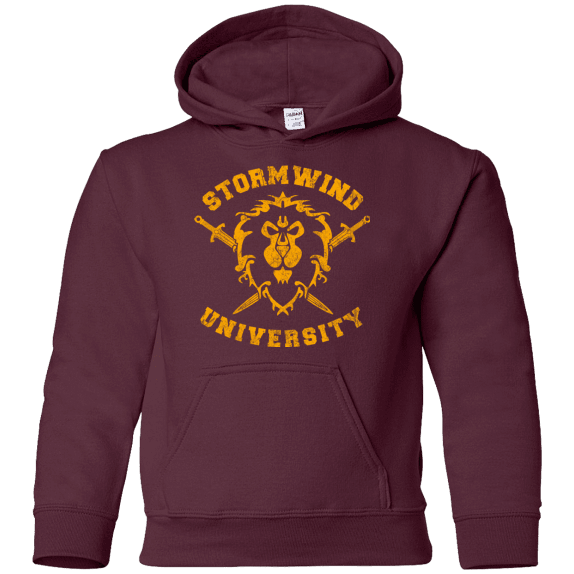 Sweatshirts Maroon / YS Stormwind University Youth Hoodie