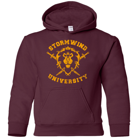 Sweatshirts Maroon / YS Stormwind University Youth Hoodie