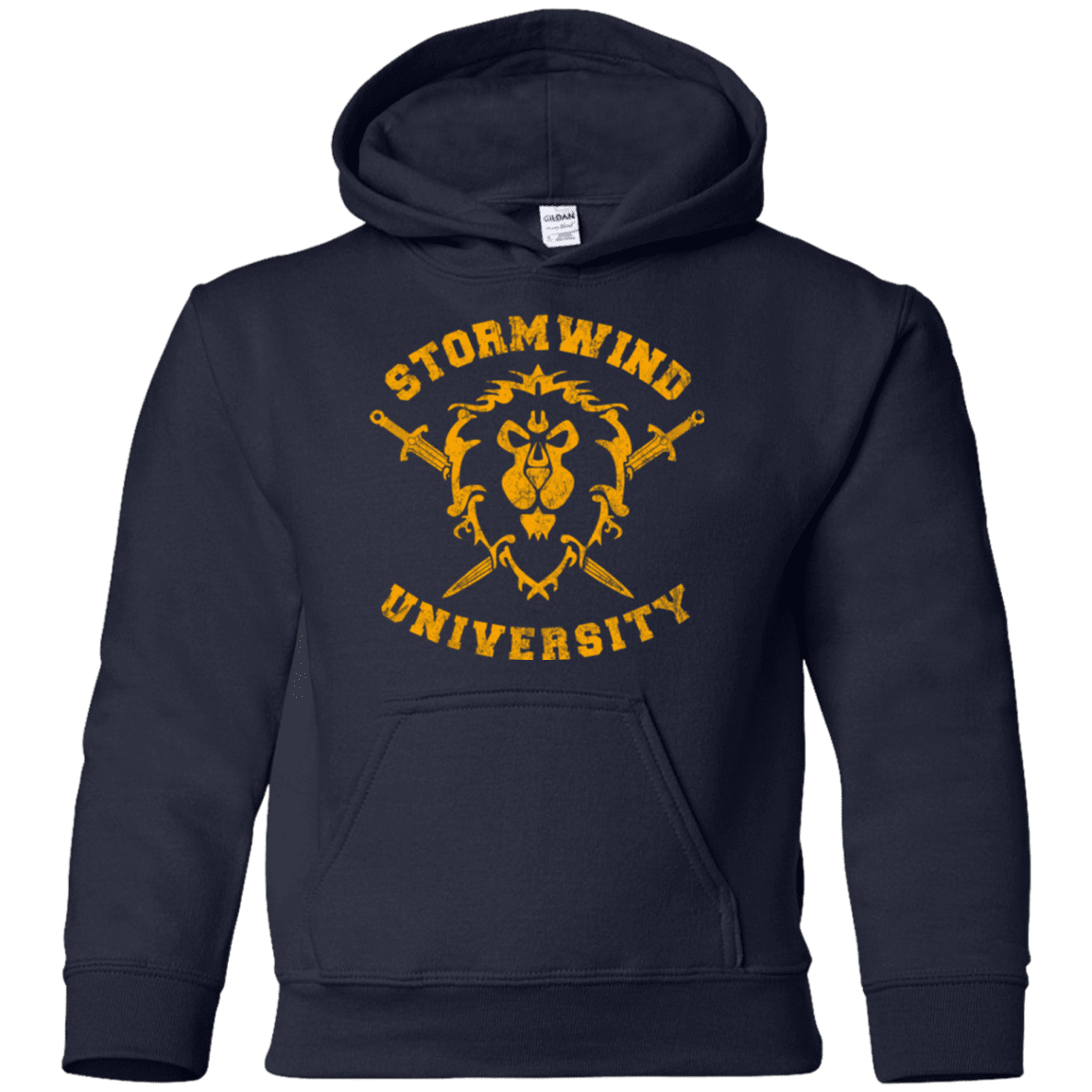 Sweatshirts Navy / YS Stormwind University Youth Hoodie