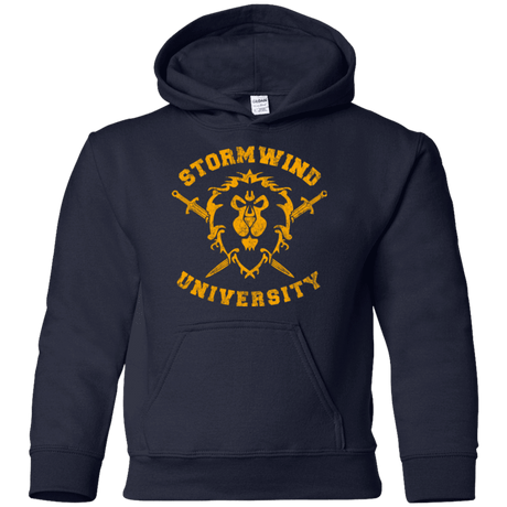 Sweatshirts Navy / YS Stormwind University Youth Hoodie