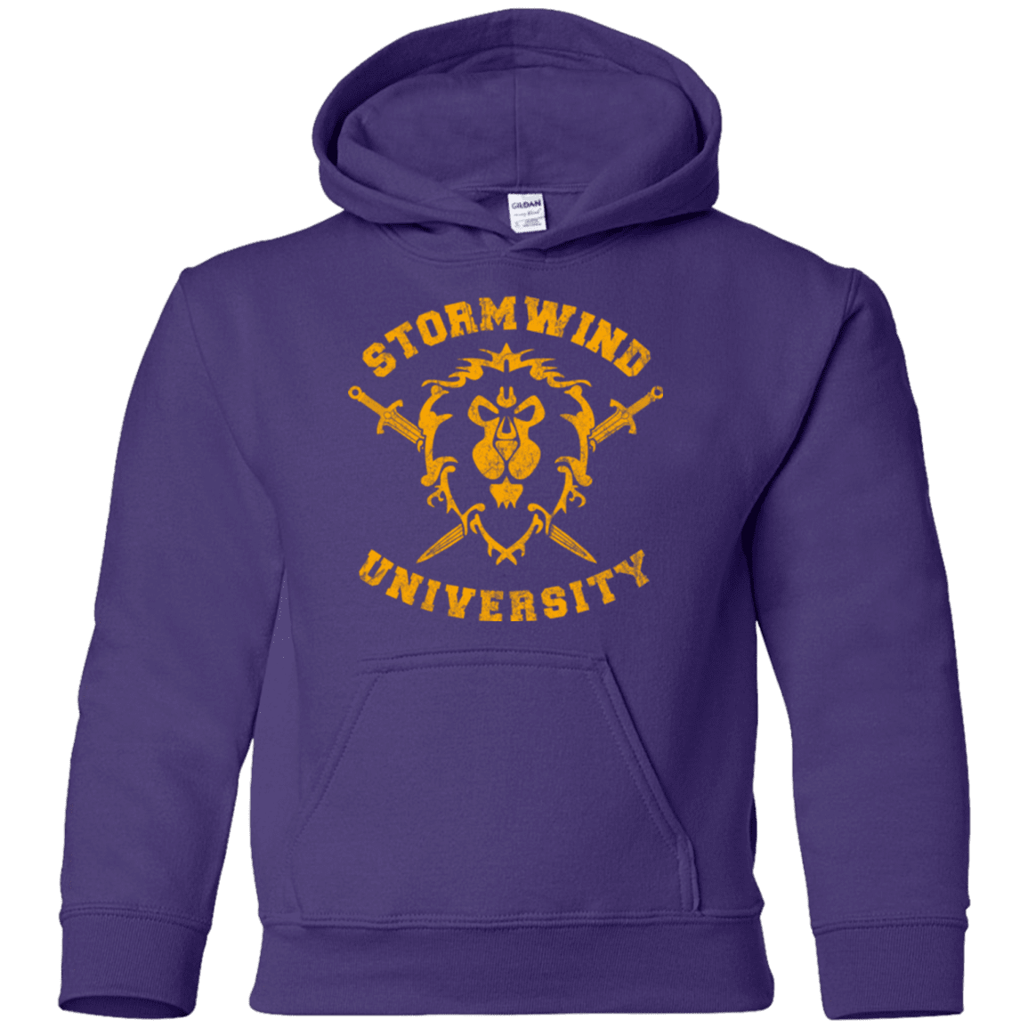 Sweatshirts Purple / YS Stormwind University Youth Hoodie