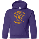 Sweatshirts Purple / YS Stormwind University Youth Hoodie