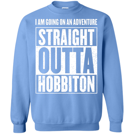 Sweatshirts Carolina Blue / S Straight Outta Hobbiton Crewneck Sweatshirt