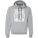 Sweatshirts Sport Grey / S Straight Outta Hobbiton Premium Fleece Hoodie