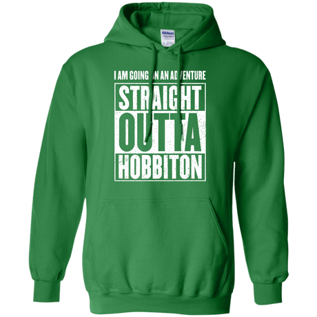 Sweatshirts Irish Green / S Straight Outta Hobbiton Pullover Hoodie