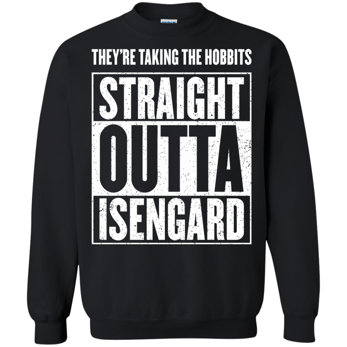 Sweatshirts Black / S Straight Outta Isengard Crewneck Sweatshirt