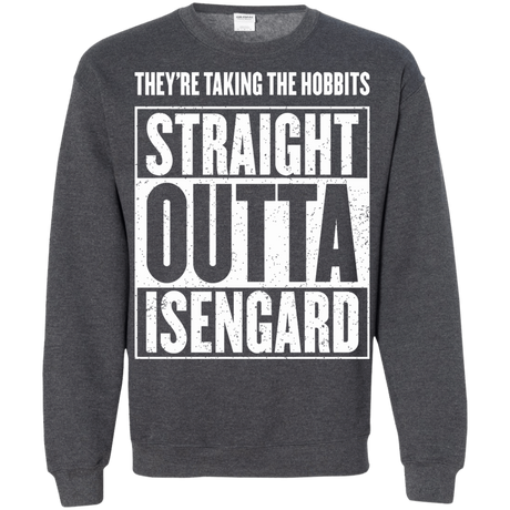 Sweatshirts Dark Heather / S Straight Outta Isengard Crewneck Sweatshirt