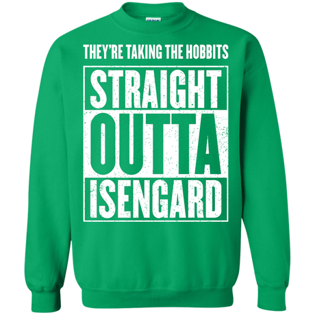 Sweatshirts Irish Green / S Straight Outta Isengard Crewneck Sweatshirt