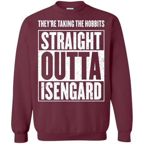 Sweatshirts Maroon / S Straight Outta Isengard Crewneck Sweatshirt