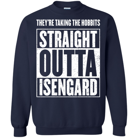 Sweatshirts Navy / S Straight Outta Isengard Crewneck Sweatshirt