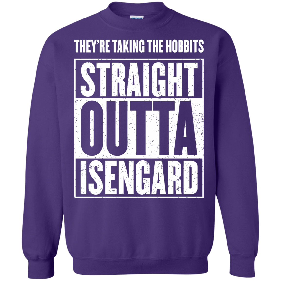 Sweatshirts Purple / S Straight Outta Isengard Crewneck Sweatshirt