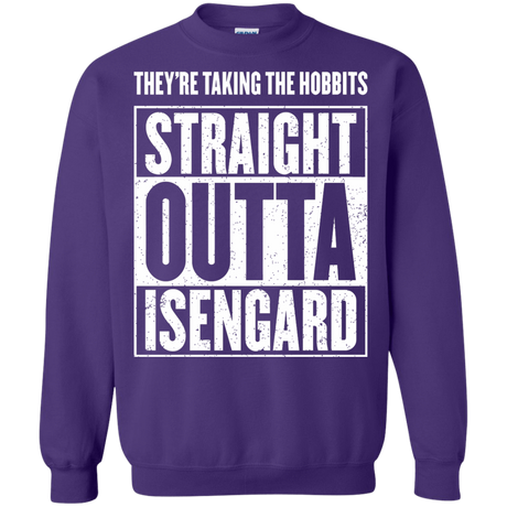 Sweatshirts Purple / S Straight Outta Isengard Crewneck Sweatshirt