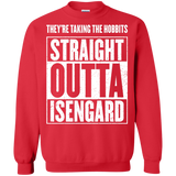 Sweatshirts Red / S Straight Outta Isengard Crewneck Sweatshirt