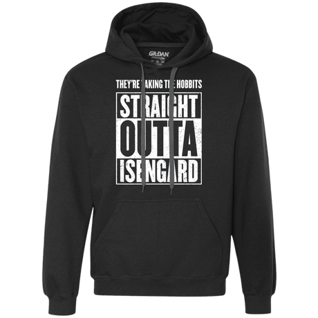 Sweatshirts Black / S Straight Outta Isengard Premium Fleece Hoodie