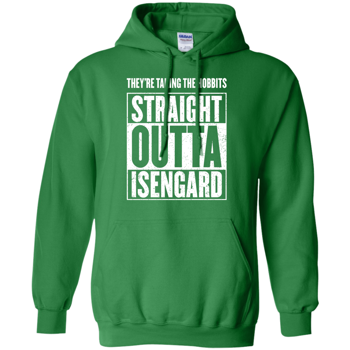 Sweatshirts Irish Green / S Straight Outta Isengard Pullover Hoodie