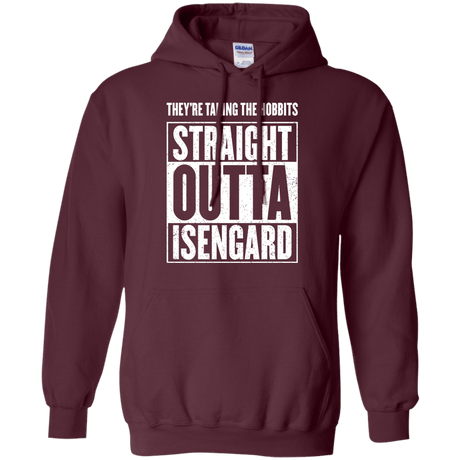 Sweatshirts Maroon / S Straight Outta Isengard Pullover Hoodie