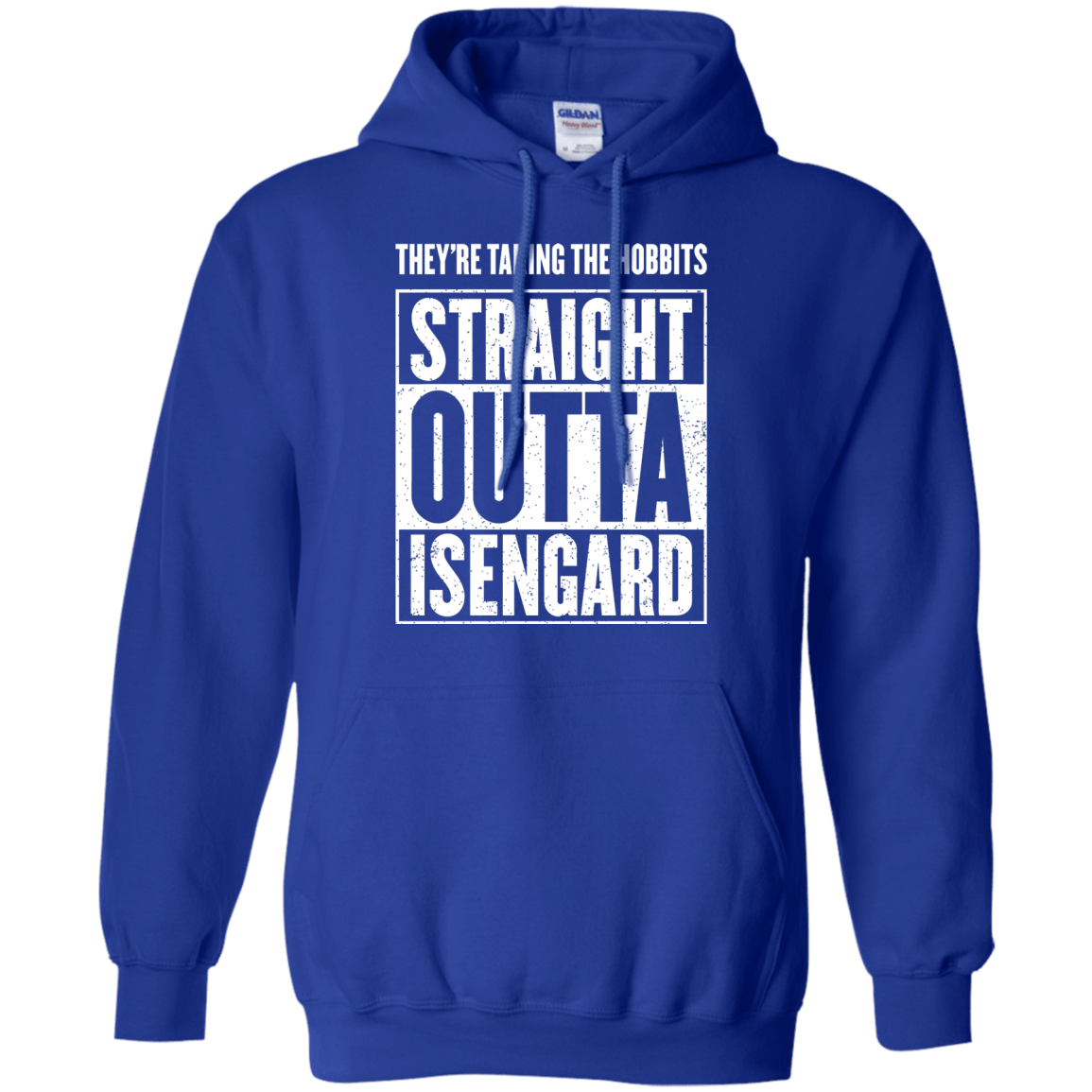 Sweatshirts Royal / S Straight Outta Isengard Pullover Hoodie