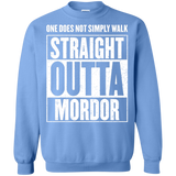 Sweatshirts Carolina Blue / S Straight Outta Mordor Crewneck Sweatshirt