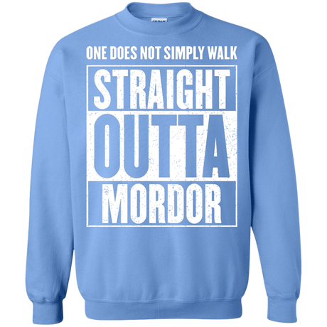 Sweatshirts Carolina Blue / S Straight Outta Mordor Crewneck Sweatshirt