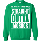 Sweatshirts Irish Green / S Straight Outta Mordor Crewneck Sweatshirt