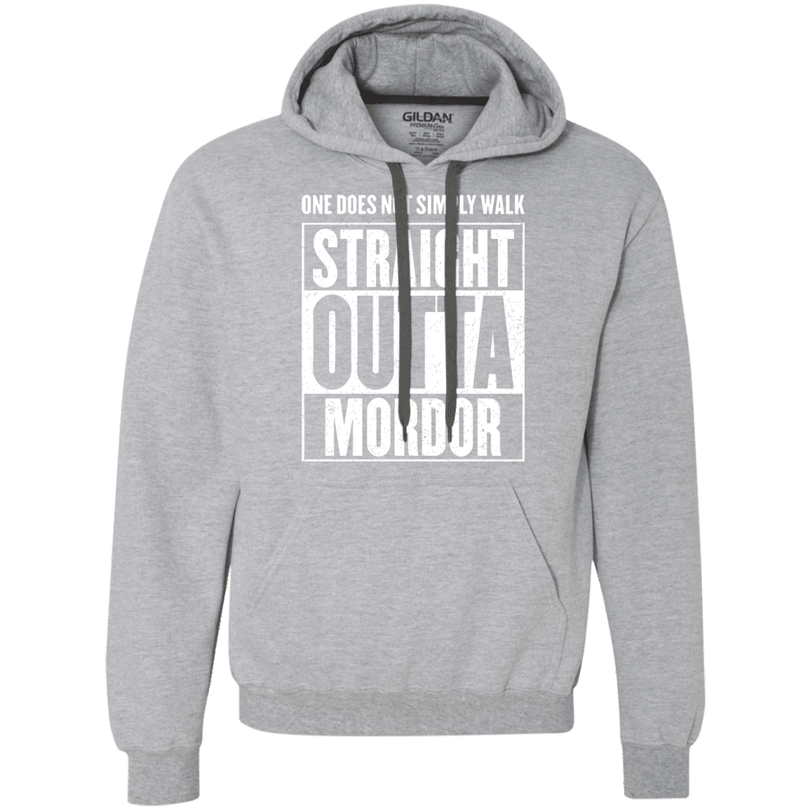 Sweatshirts Sport Grey / S Straight Outta Mordor Premium Fleece Hoodie