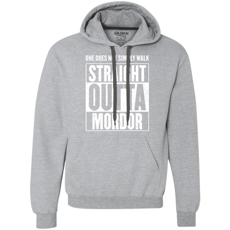 Sweatshirts Sport Grey / S Straight Outta Mordor Premium Fleece Hoodie