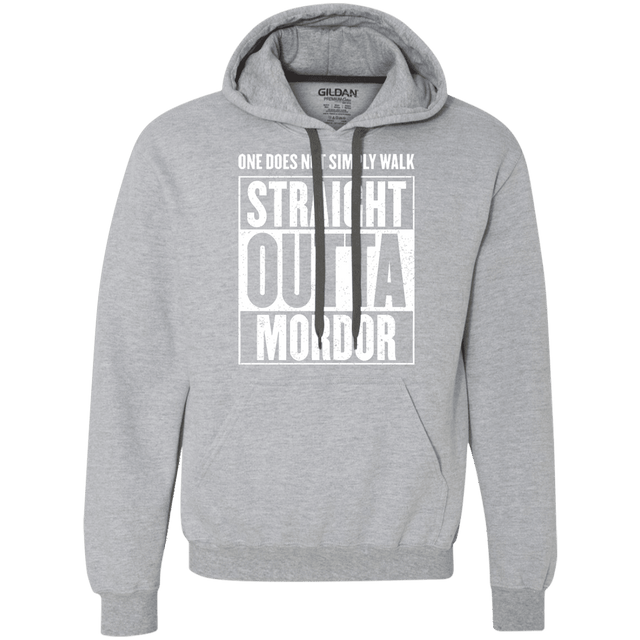 Sweatshirts Sport Grey / S Straight Outta Mordor Premium Fleece Hoodie