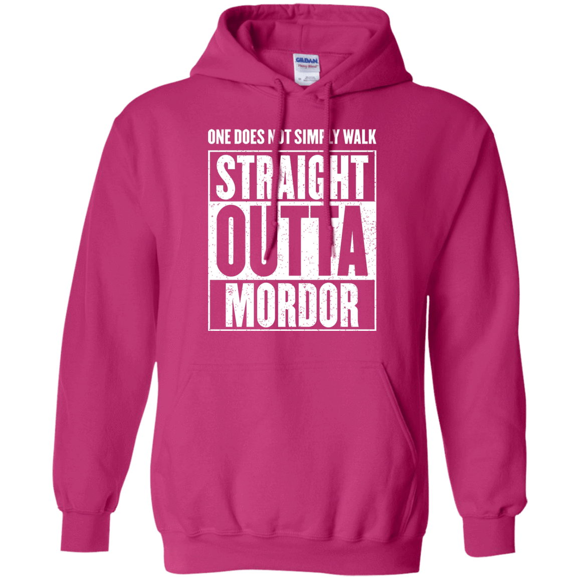 Sweatshirts Heliconia / S Straight Outta Mordor Pullover Hoodie
