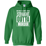 Sweatshirts Irish Green / S Straight Outta Mordor Pullover Hoodie