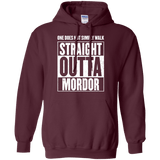 Sweatshirts Maroon / S Straight Outta Mordor Pullover Hoodie