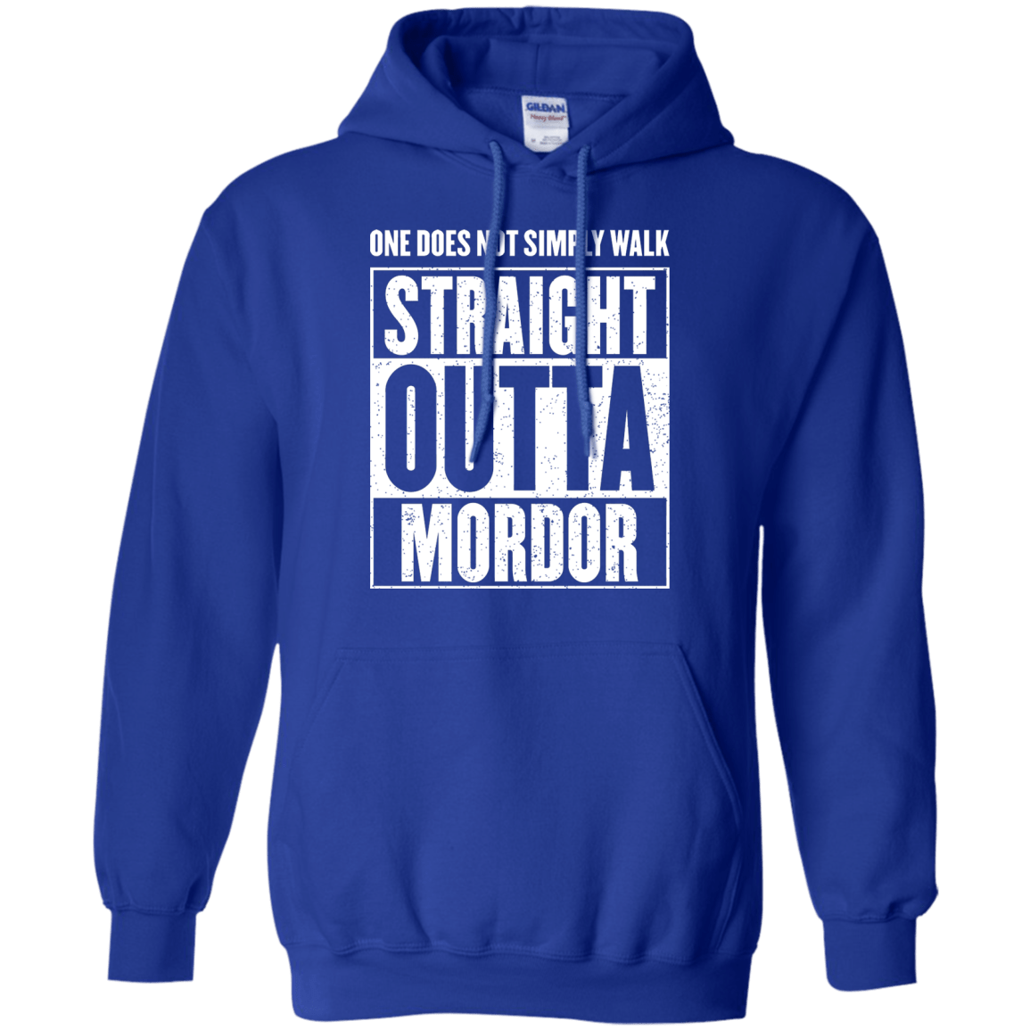 Sweatshirts Royal / S Straight Outta Mordor Pullover Hoodie
