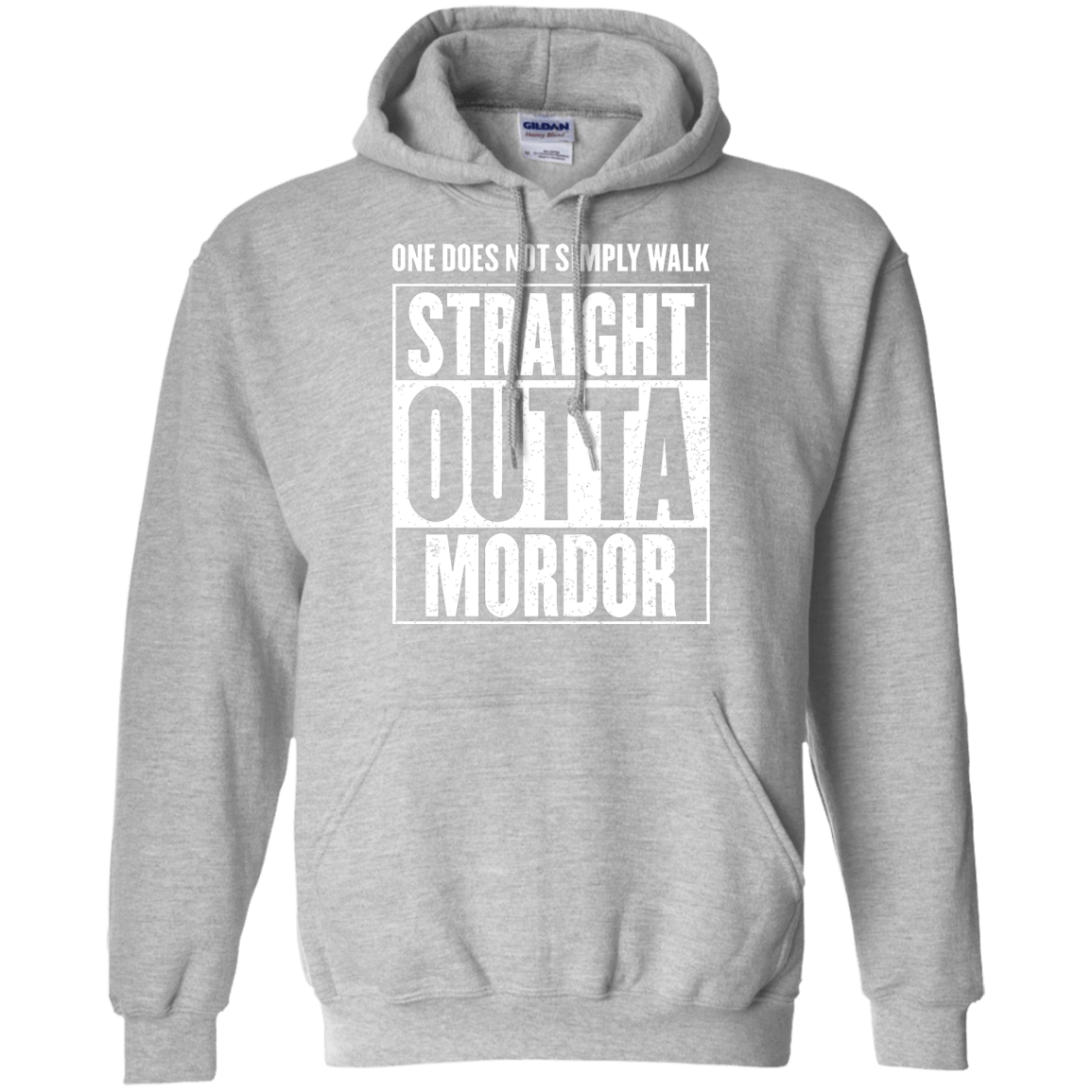 Sweatshirts Sport Grey / S Straight Outta Mordor Pullover Hoodie